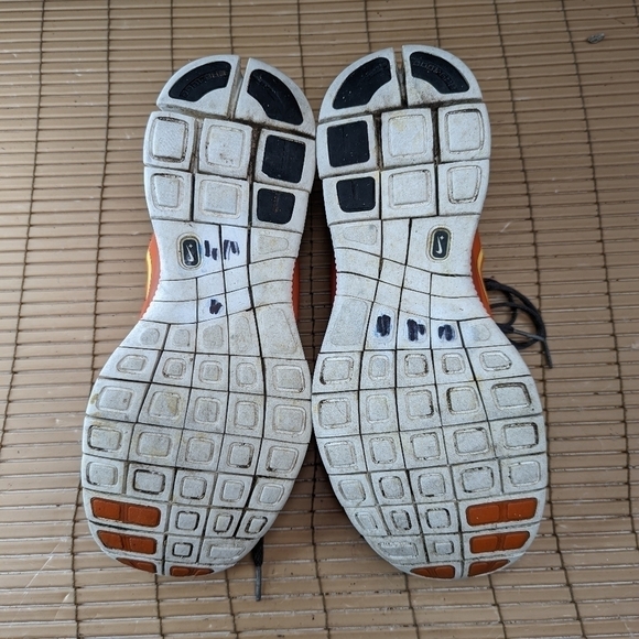 Nike Free 5.0 Men\'s Running Shoes Very Rare Orange/ Black 579959-088 Size 11.5.